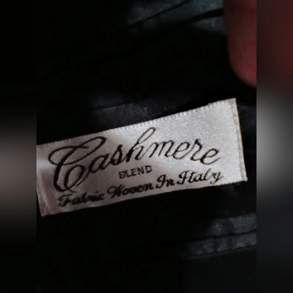 GIANFRANCO RUFFINI men's 46 R cashmere blend herringbone blazer Italy - Picture 9 of 13